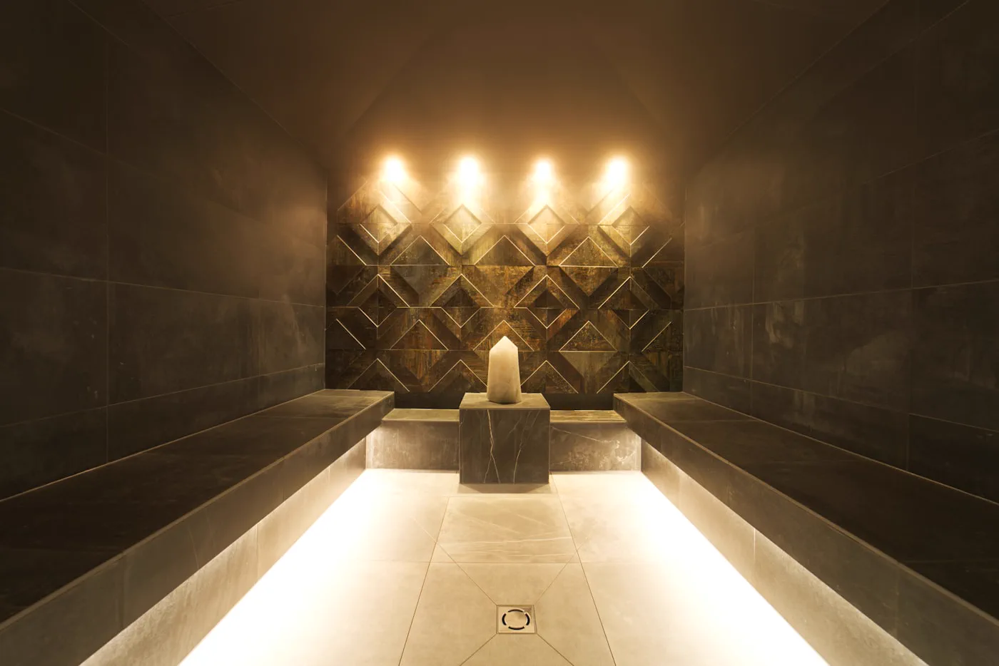 Candlelit spa