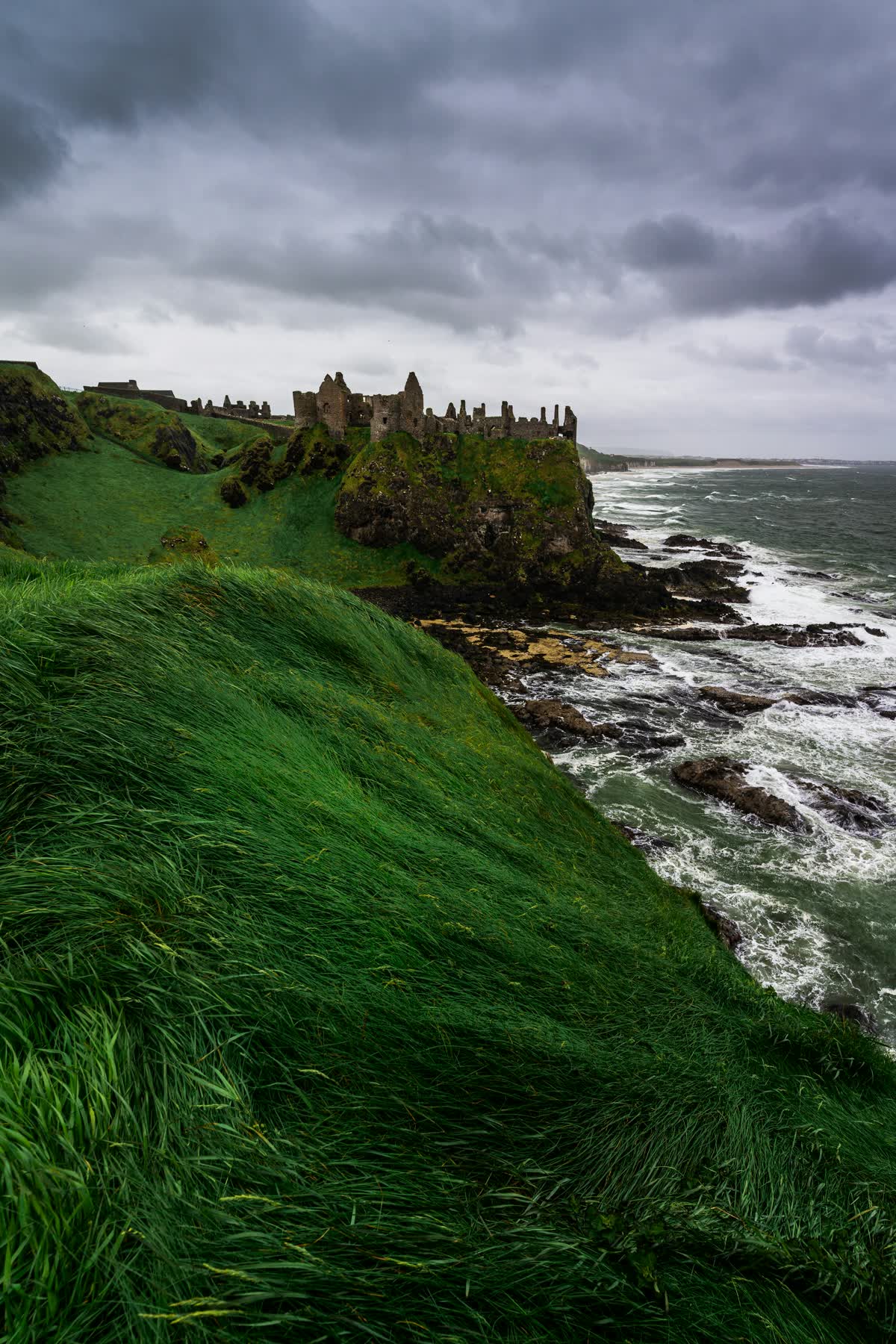 The wild green coast of Ireland
