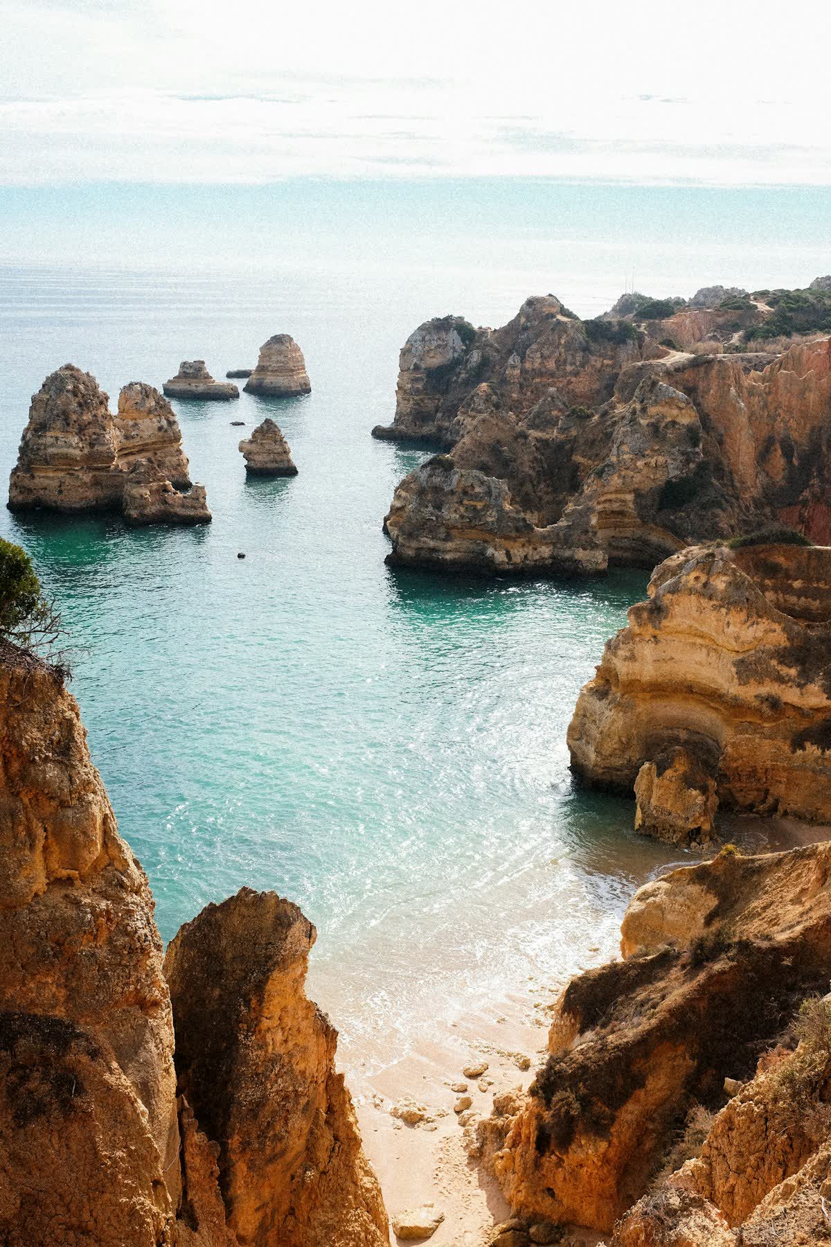 A cove on the Algarve coast