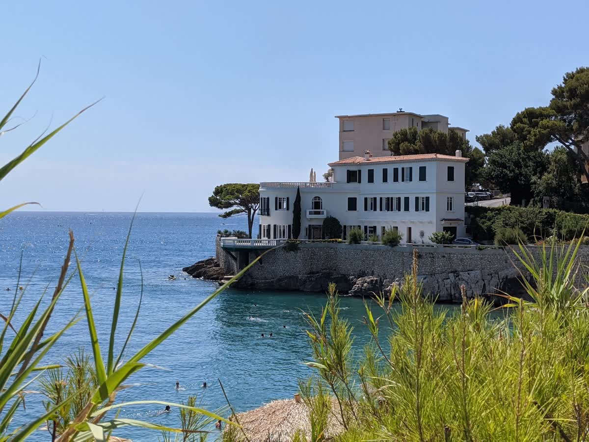 A seaside villa on the French Riviera